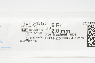 Teleflex 5-15120 Hudson RCI Sheridan/Soft-Tip Intubating Stylet 6Fr x 2.0mm